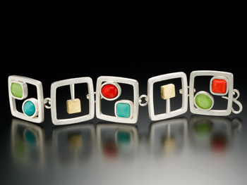 Cabs and Cubes Bracelet