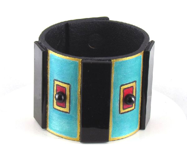 Eco1stArt.com Blue Deco Cuff Bracelet