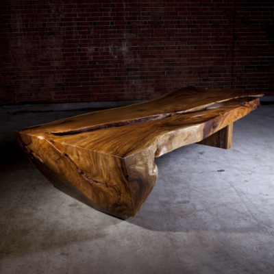 Chamcha Wood Chunk Table