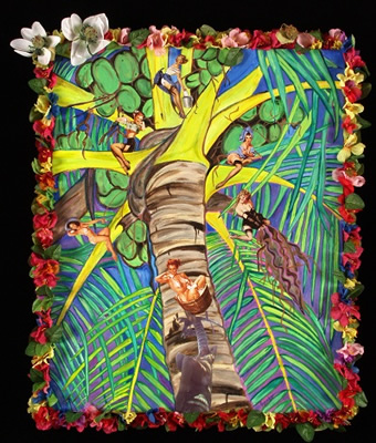 Pin Up Palm Collage