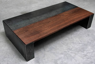 Wenge and Steel Table