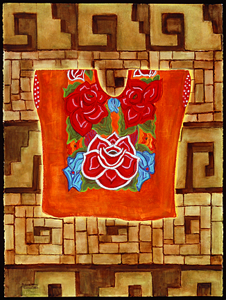 Eco1stArt.com Blouse From Tehuantepec Detail View