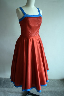 1950's Fitted Flared Dress